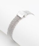 Bracciale EXTRA DRY 1 CM in Argento 925 Rodiato