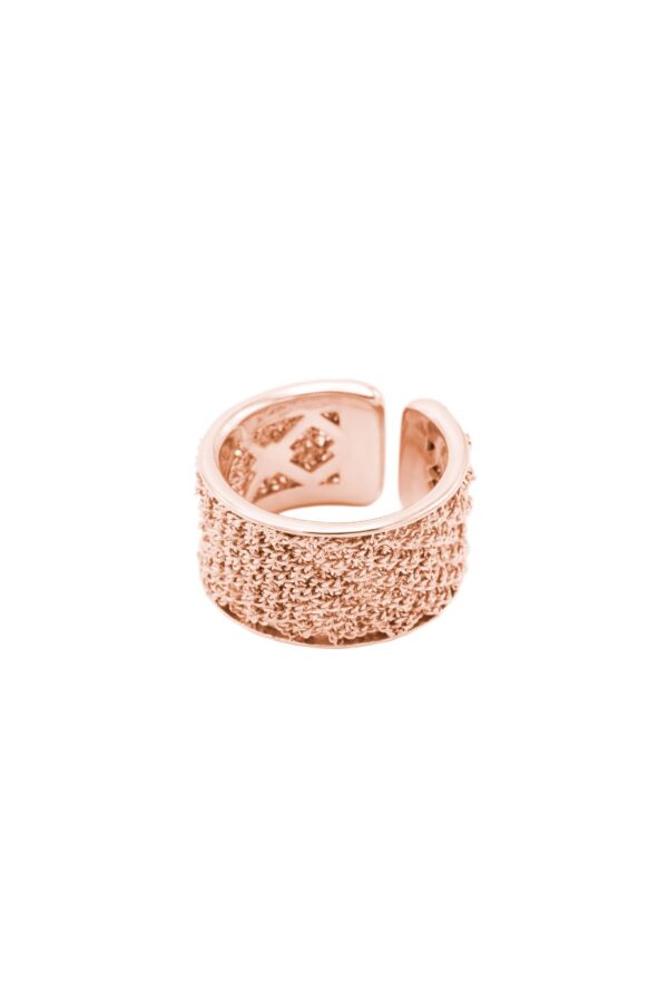 Anello SPARKLE in Argento 925 bagno oro Rosa 14 Kt.