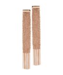 Orecchini FLUTE in Argento 925 bagno oro Rosa 14 Kt.