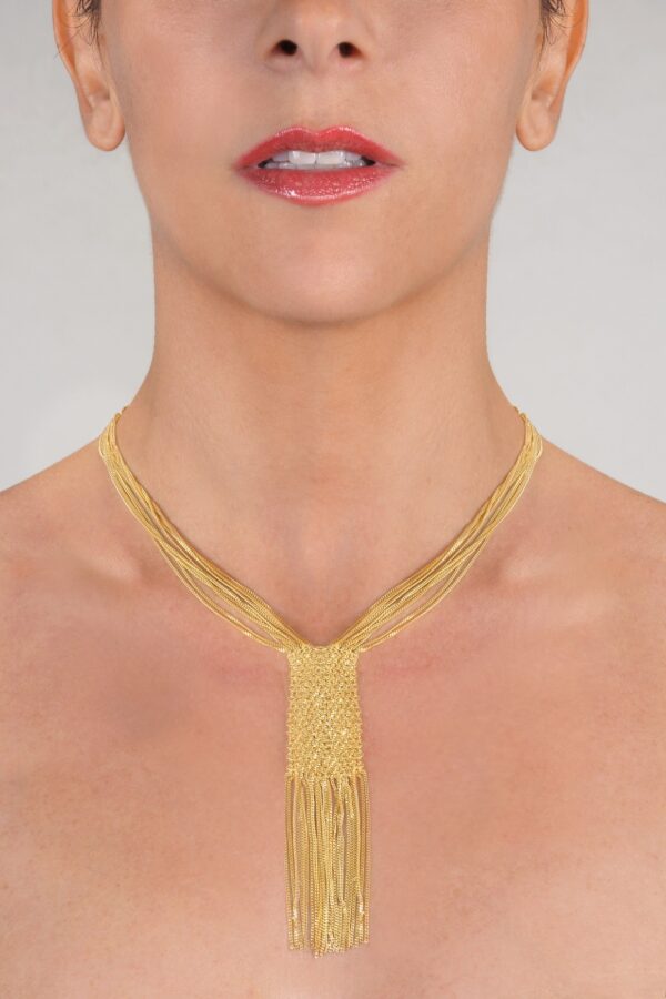 Collana CUVEE in Argento 925 bagno oro Giallo 18 Kt.