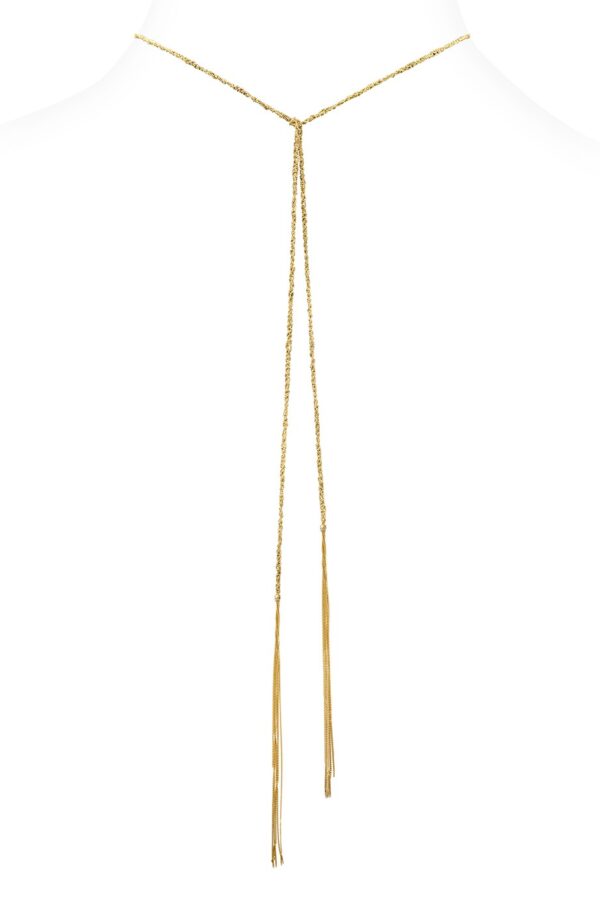 Collana MILLESIMATO in Argento 925 bagno oro Giallo 18Kt.