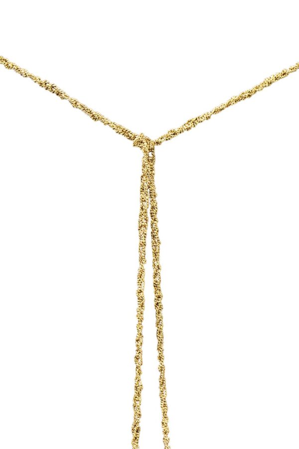 Collana MILLESIMATO in Argento 925 bagno oro Giallo 18Kt.